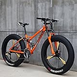 26-Zoll-Mountainbikes, Fat Tire Mountain Trail Bike für Erwachsene,...