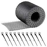 Dachrinnen Laubschutz,8m x 18cm Regenrinnen Laubschutzgitter,robuster...