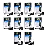 Crottendorfer Räucherkerzen Weihnachtlicher Weihrauch 10er Pack (10 x 24...