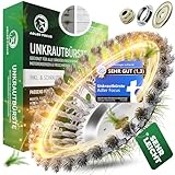 Adler Focus Unkrautbürste Light [TESTSIEGER], Neuentwicklung 2025 für...