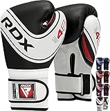 RDX Kinder Boxhandschuhe für Muay Thai und Training Maya Hide Leder Junior 4oz,...