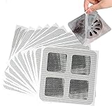lisetar 100 Stück Floor Drain Sticker, Disposable Shower Drain Stickers,...