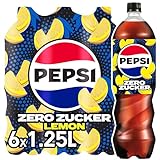 Pepsi Zero Zucker Lemon, Das zuckerfreie Erfrischungsgetränk von Pepsi ohne...