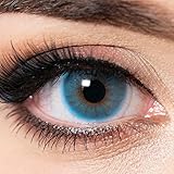 Kontaktlinsen farbig ohne Stärke blau | farbige Jahreslinsen | weiche Linsen...