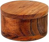 Kaizen Casa Salzbehälter aus Holz für Küche oder Esszimmer mit Einzelfach...