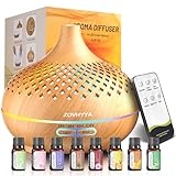 ZOVHYYA Aroma Diffuser 500 ml Diffuser Luftbefeuchter Aromatherapie-Diffuser 14...