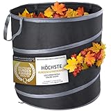 Garten-Abfallsack Selbststehend & robust; Pop-Up Gartensäcke, Laubsack für...