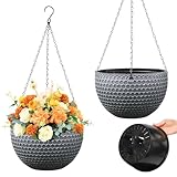 Zuxbolf 2 Stück Pot Blumenampel Außen 21cm Durchmesser Selbstbewässerung...