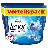 Lenor Waschmittel PODS All-in-1, 76 Waschladungen, Aprilfrisch, Color...