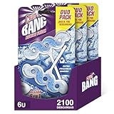 Cillit Bang Active Fresh WC-Hänger, Meeresfrische, Packung mit 3 x 2 Stück,...
