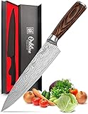 ORBLUE 8' Kochmesser Profi Messer - Edelstahl Chef Knife mit rutschfestem...
