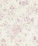 Rasch 516029 Selection Vliestapete , Mehrfarbig (Floral Rosa/Creme/Silber),...