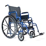 MOBILITY Plus+ Rollstuhl RIO - faltbarer Transportrollstuhl mit Schiebegriffen -...