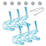 Aoliandatong 6 Stck Einweg-Ohr Piercing mit Ohrstecker, Ohrpiercing Werkzeug fr...