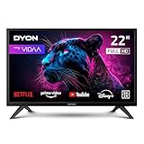 DYON Movie Smart 22 VX - 22 Zoll (55 cm) Full-HD Smart TV mit HD Triple Tuner...
