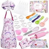 Anpro Chef-Set Koch-und Backset für Kinder, Backset Rollenspiele...