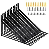 Schwerlastwinkel 12 Stück I 250 x 400 mm I Schwerlastkonsole REGALTRÄGER mit...