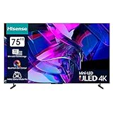 Hisense 75U7KQ 189cm (75 Zoll) Fernseher, 4K Mini LED ULED HDR Smart TV, Quantum...