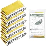 VisioClear® | Rettungsdecke 5er-Set Gold/Silber für Notfallsituationen und...