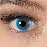 Kontaktlinsen farbig ohne Stärke blau farbige Jahreslinsen weiche Linsen soft...