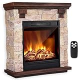 Ambiness Elektrokamin | 2 Heizstufen | 900W - 2000W | viele Modelle | LED - 3D...