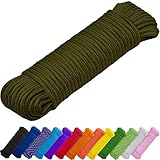 TECEUM Seil - 6 MM & 10 MM - 27.5M | 46M - Starkes Allzweckseil - Camping,...
