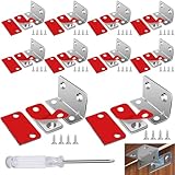 Nadinsta 10 Stück Magnetschnäpper, Silbrig Türmagnet, Magnete für...
