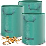 HAYATEC Gartensack 3x Laubsack Gartenabfallsack stabil mit 4 Griffen...