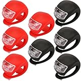 Kinderwagenlicht Silikon, 8 Stück Kinder Scooter Licht, Mehrzweck Wasserdichtes...