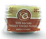 200 Stück 80/200mm Korbfilter Kaffeefilter - kompatibel mit Beem, Cuisinart,...