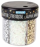 Stylex 23387 - Glitter-Streudekor in einer praktischen Streudose, mit Herzen und...