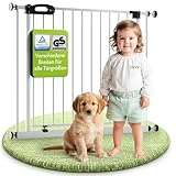 BOMI TÜV GS Siegel Schutzgitter XXL Merle | Ohne Bohren | 90° Stop | Schließt...