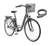TELEFUNKEN E-Bike Damen 28 Zoll Elektrofahrrad 3-Gang Shimano Nabenschaltung +...