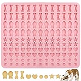 Backmatte Hundekekse, Silikon Backmatte Hundeleckerli 5 Formen in 1 BPA-Frei...