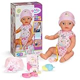 BABY born Lena 36cm, Babypuppe mit 7 Funktionen für Kleinkinder ab 1 Jahr,...