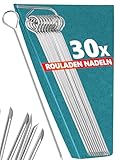 Menz Rouladennadeln, SET - 30 Stück Rouladennadeln Edelstahl rostfrei, 10 cm...