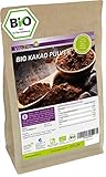 Kakao Pulver Bio 1000g - ungesüßt - ganze Kakao Bohnen gemahlen aus öko Anbau...