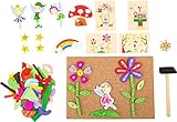 small foot Hämmerchenspiel „Fee“ aus Holz, Korkplatte mit Feenmotiven zum...