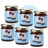 Hasel-Herz Bio Nuss-Nougat-Creme Brot-Aufstrich 6 Gläser x 220g | Gesüßt mit...