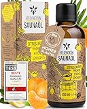 Heldengrün BIO Saunaaufguss Zitruszauber [ECHTE BIO-ÖLE, 3 DÜFTE] - Saunaöl...