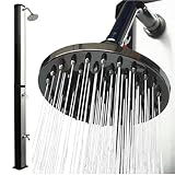NEMAXX® Solardusche Garten 35L [INKL. Regenduschkopf & Fußdusche] –...