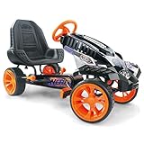 Hauck Nerf Battle Racer Gokart - Tretfahrzeug mit NERF Blaster Haltekonsolen,...