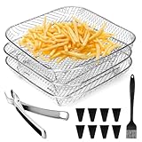 13pcs Heißluftfritteuse zubehör Airfryer zubehör aus Edelstahl,...