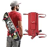 LISEFURE Skateboard-Tasche Skateboard-Gurt-Rucksack Universelle tragbare...