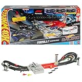 Hot Wheels Race Formel 1 Grand Prix-Rennstrecke-Trackset mit 3...