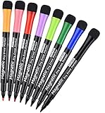 Willingood Whiteboard Marker, Magnetisch Whiteboard Schwamm mit Stifte, 2 in 1...