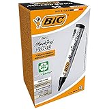 BIC Marking 2000 Permanent Marker, in Schwarz, Wasserfester Stift für Glas,...