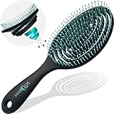 marQus Haarbürste ohne Ziepen mit einzigartiger Doppelspiralfeder und noch mehr...