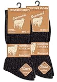 Cotton Prime 6 Paar Norweger - Socken anthrazit meliert mit weich gepolsterter...