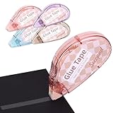 4 Stück Kleberoller Doppelseitiges Klebeband, Klebebänder Klebeband Roller...